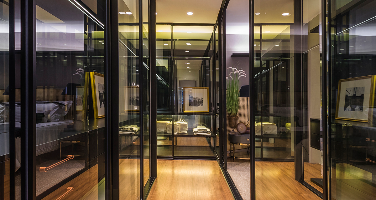 Planejamento e organização de closets