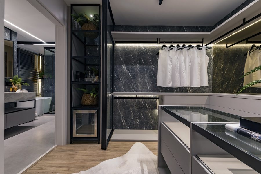 Planejamento e organização de closets