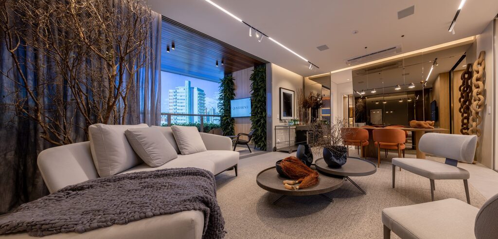 Tendência de apartamentos integrados "openview" valorizam luz natural, aconchego e interação social